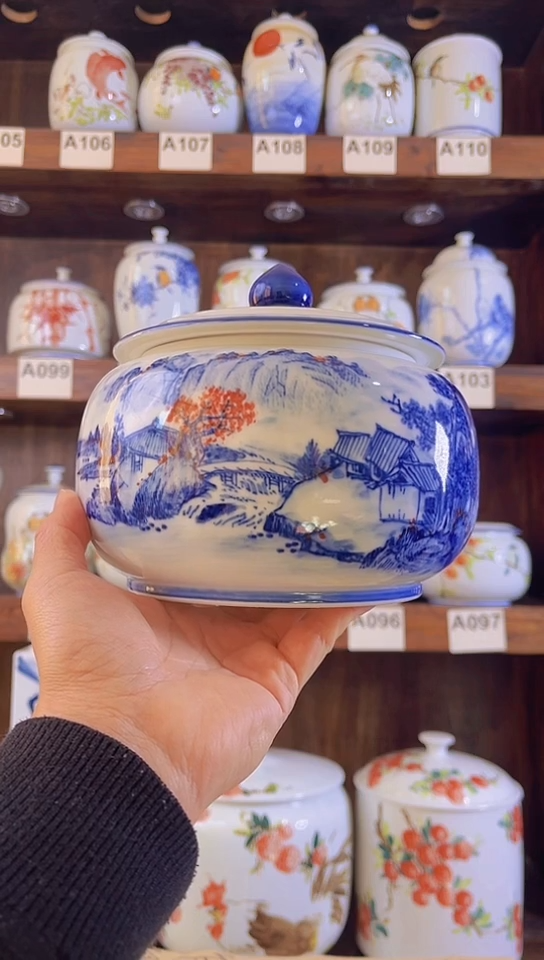 迎君陶瓷纯手工手绘 8