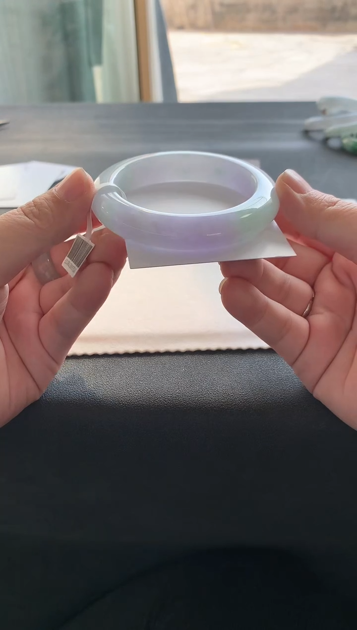 【闪购商品】翡翠手镯未镶嵌54.7正圈Y1340买断