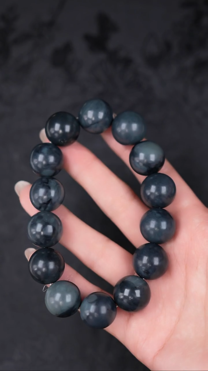 未镶嵌手串和田玉新疆料 青花工厂抛货 不退不换 多样性发其1