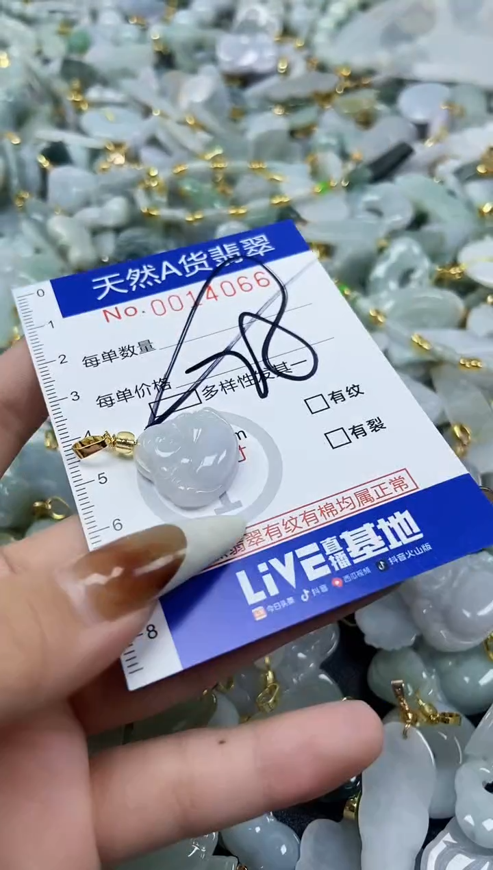 【闪购商品】翡翠颈饰未镶嵌天然A货翡翠
