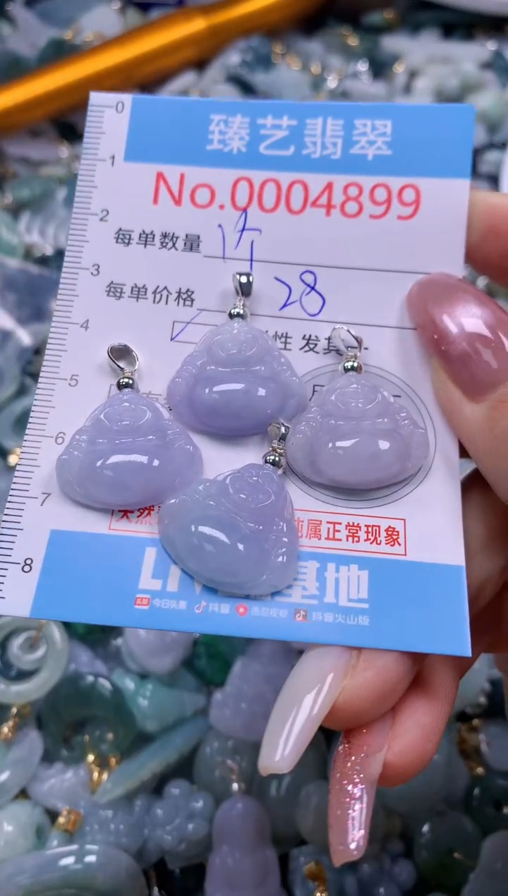 翡翠未镶嵌颈饰多样性发其一4899