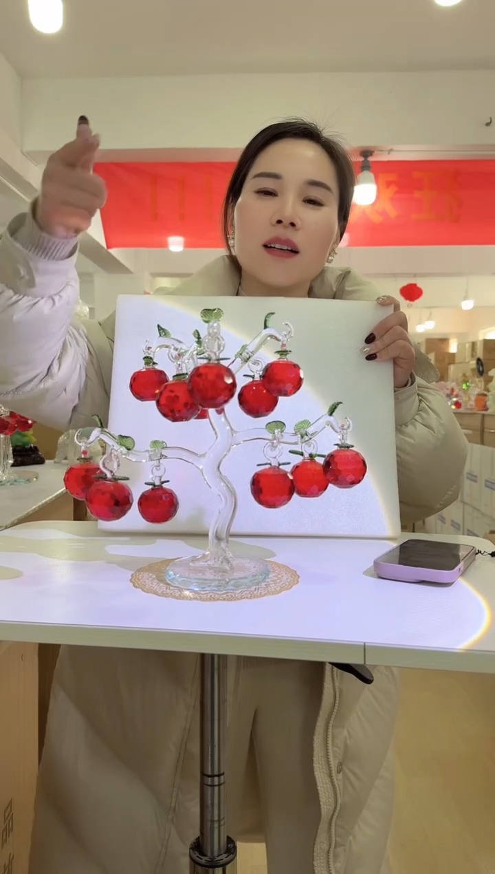 【闪购商品】无铅玻璃洛芙花器-a-早49