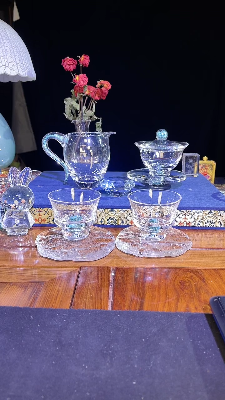 八件套水晶茶具套装