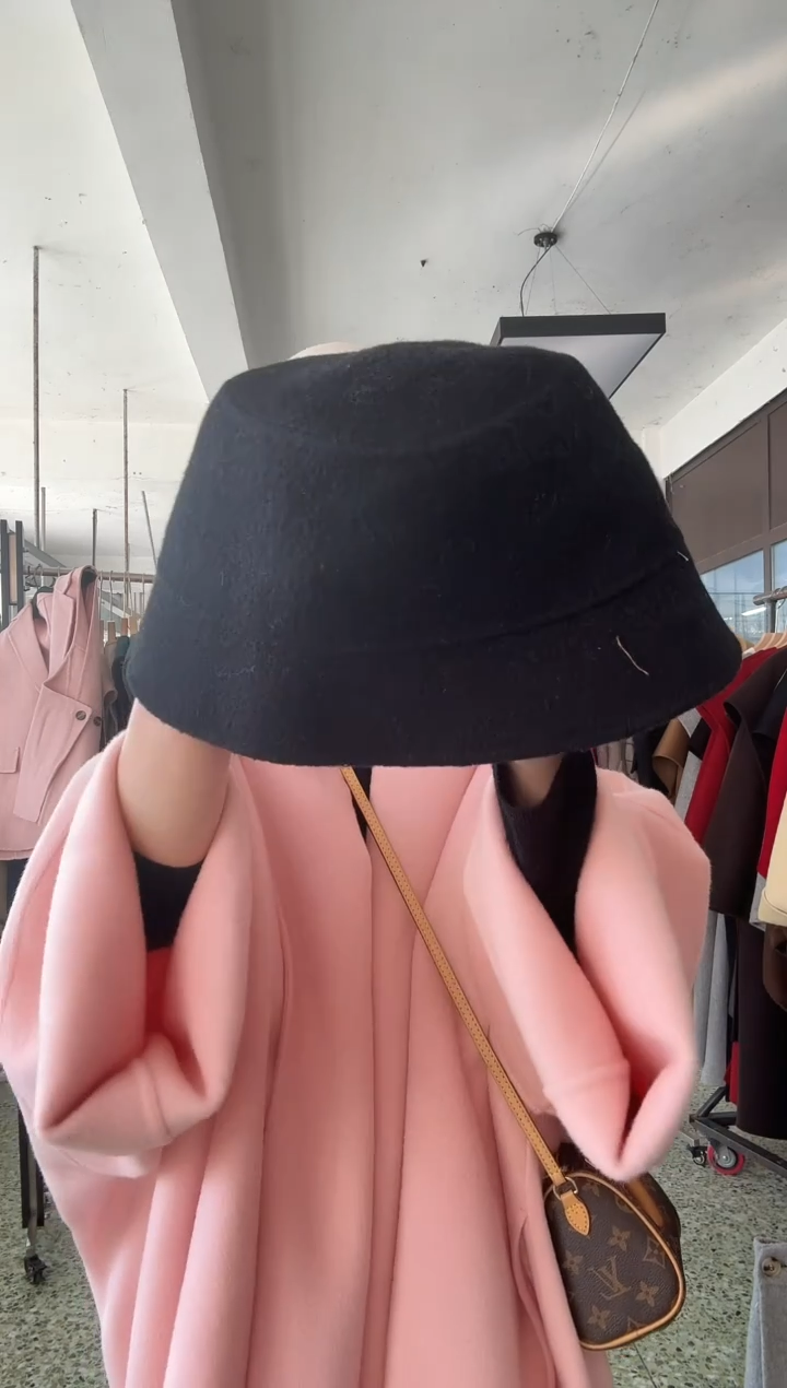 渔夫帽黑色的均码