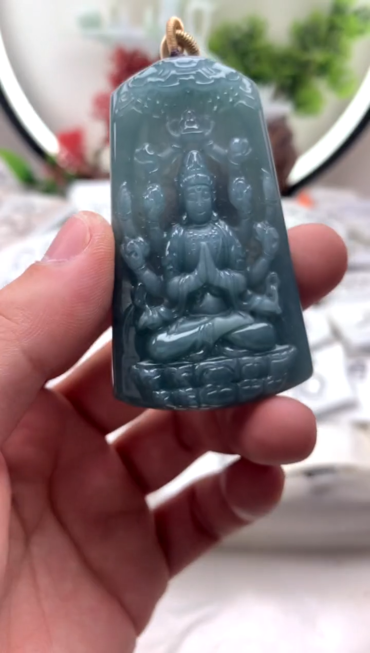 【闪购商品】翡翠颈饰未镶嵌千手