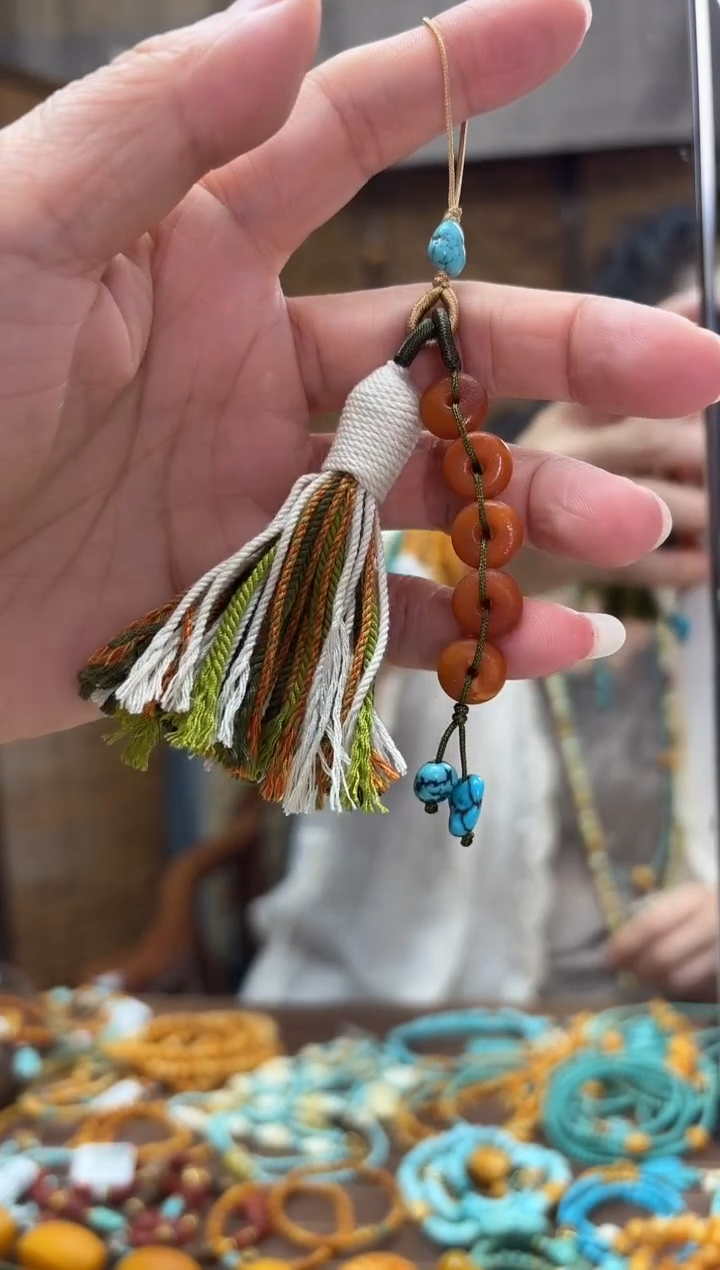 未镶嵌蜜蜡裸石发一件设计款