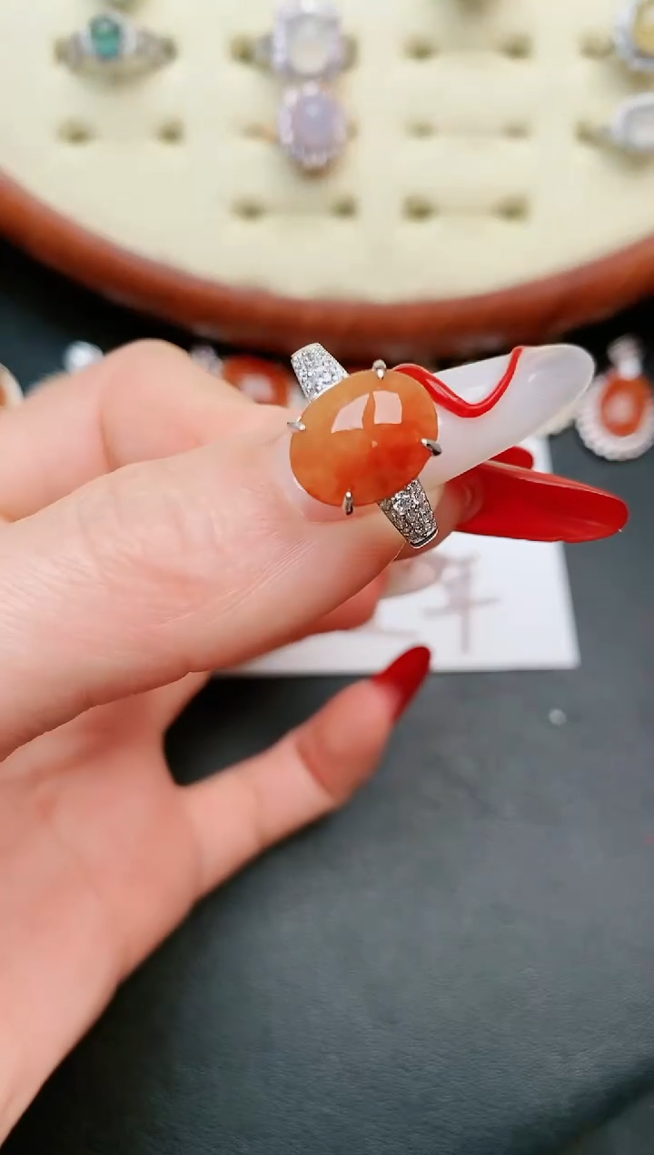 【闪购商品】翡翠戒指银S925镶嵌.....