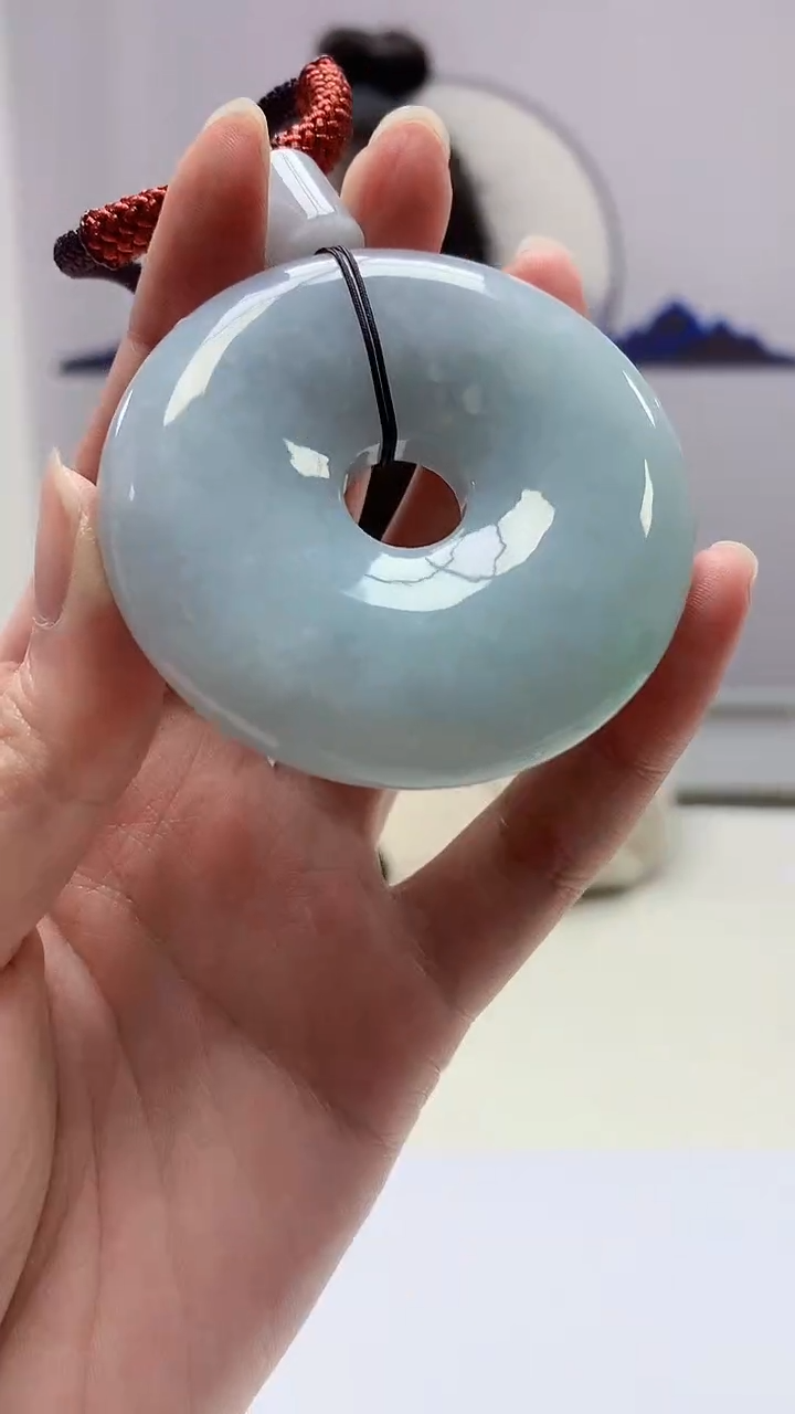 【闪购商品】定制翡翠未镶嵌4902zm-毛货挂件扣子100