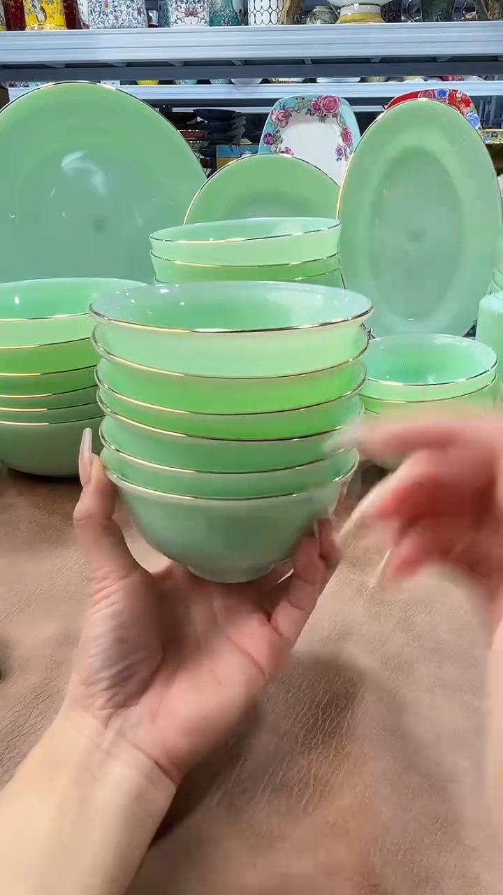 玉瓷4.5英寸饭碗6个景德镇餐具