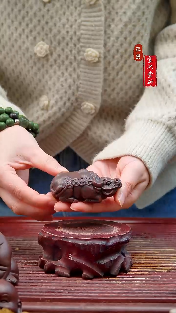 紫砂茶宠宜兴紫砂茶宠摆件