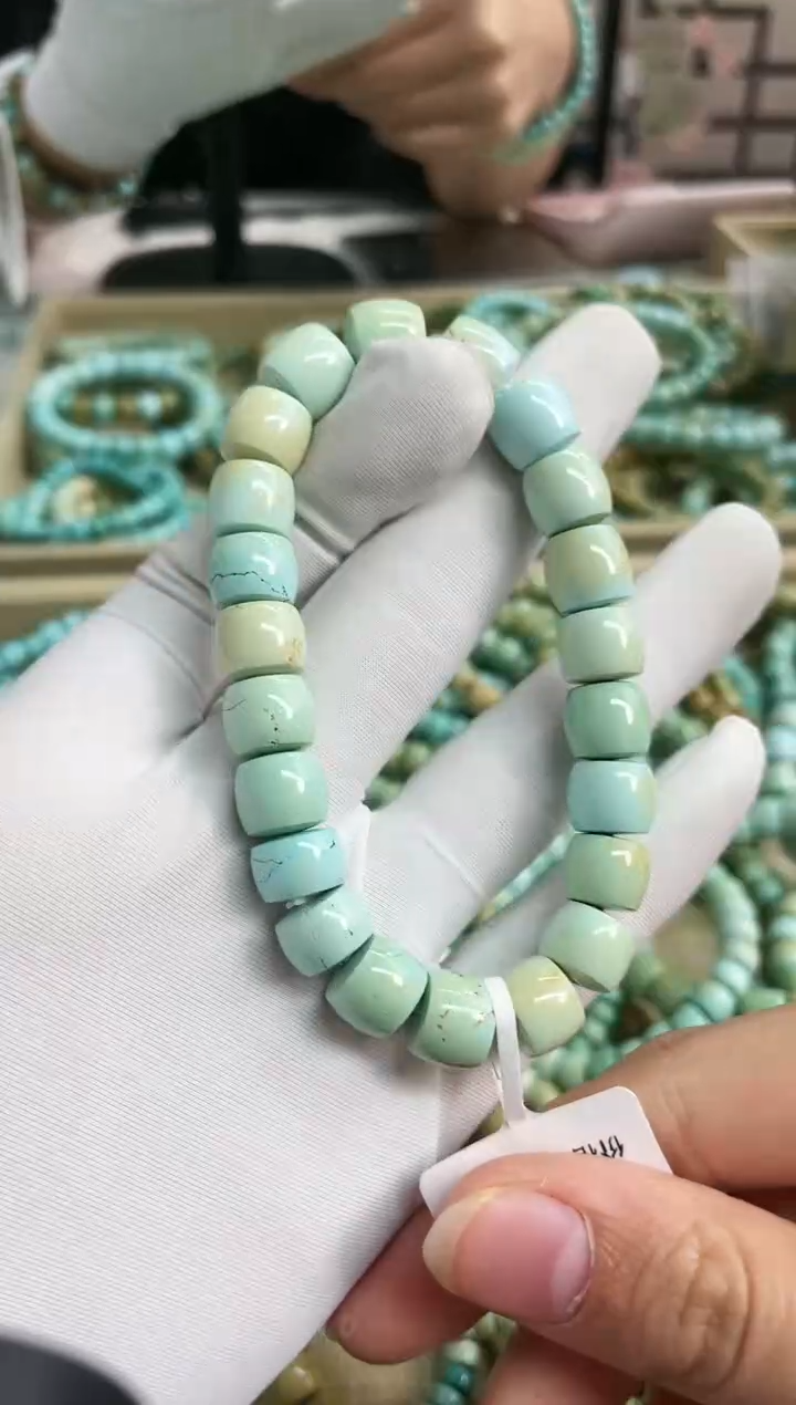 【闪购商品】绿松石珠宝奇石未镶嵌9mm+