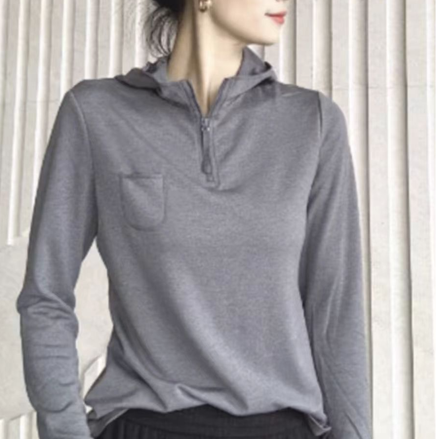 阿家双色连帽上衣