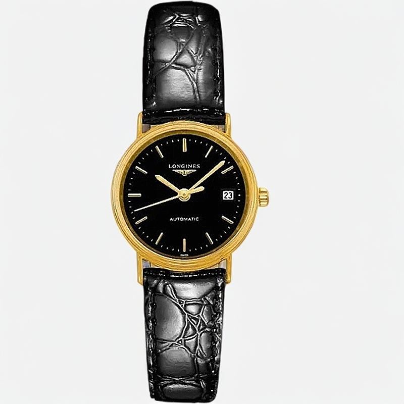 99新 Longines/浪琴 仁智/全套瑰丽女表25.5表径/机械经典百搭