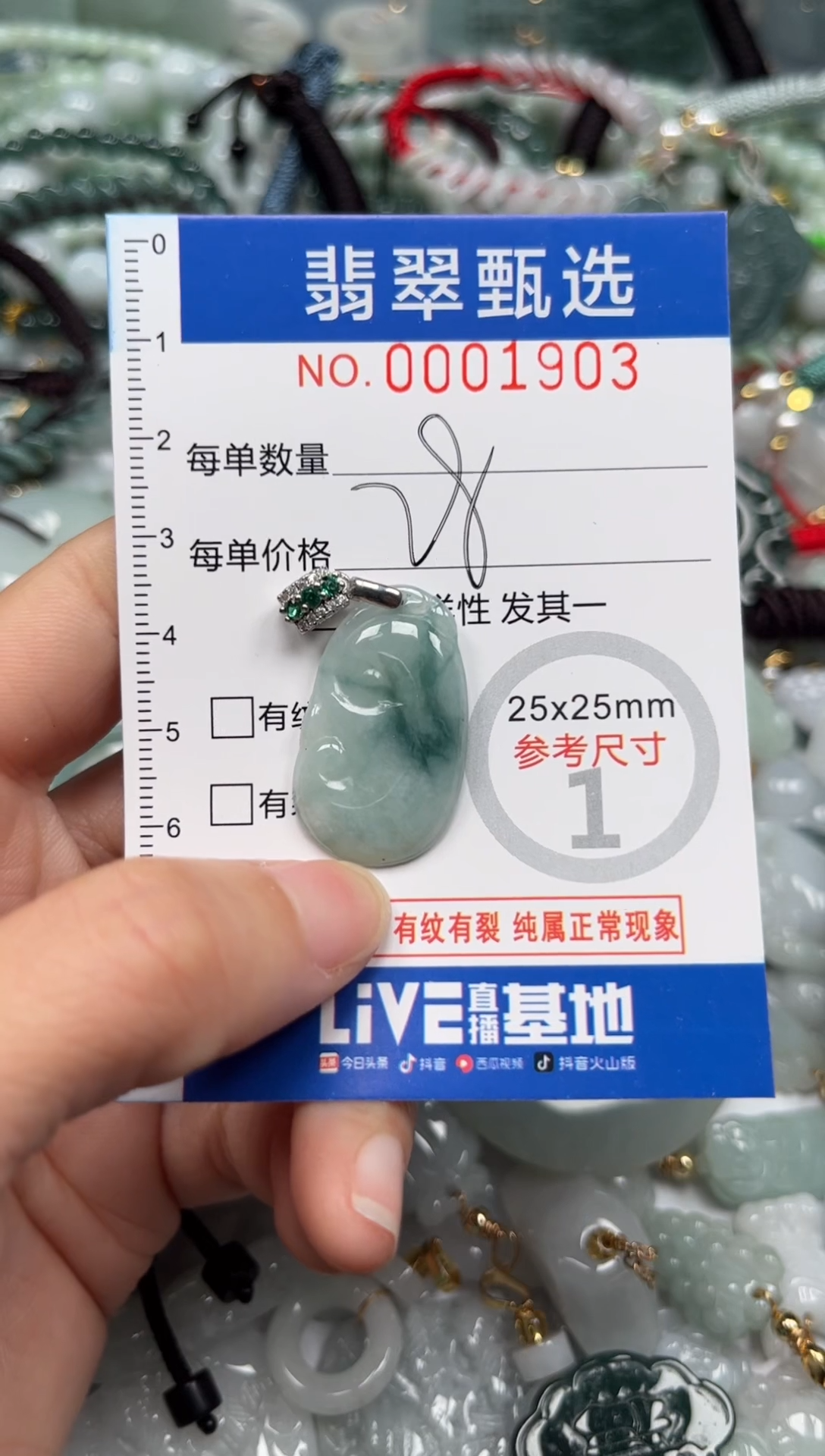 【闪购商品】翡翠颈饰未镶嵌00..1903