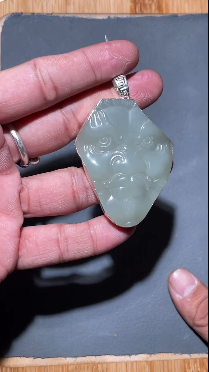 定制和田玉q001950   残佛款式挂件