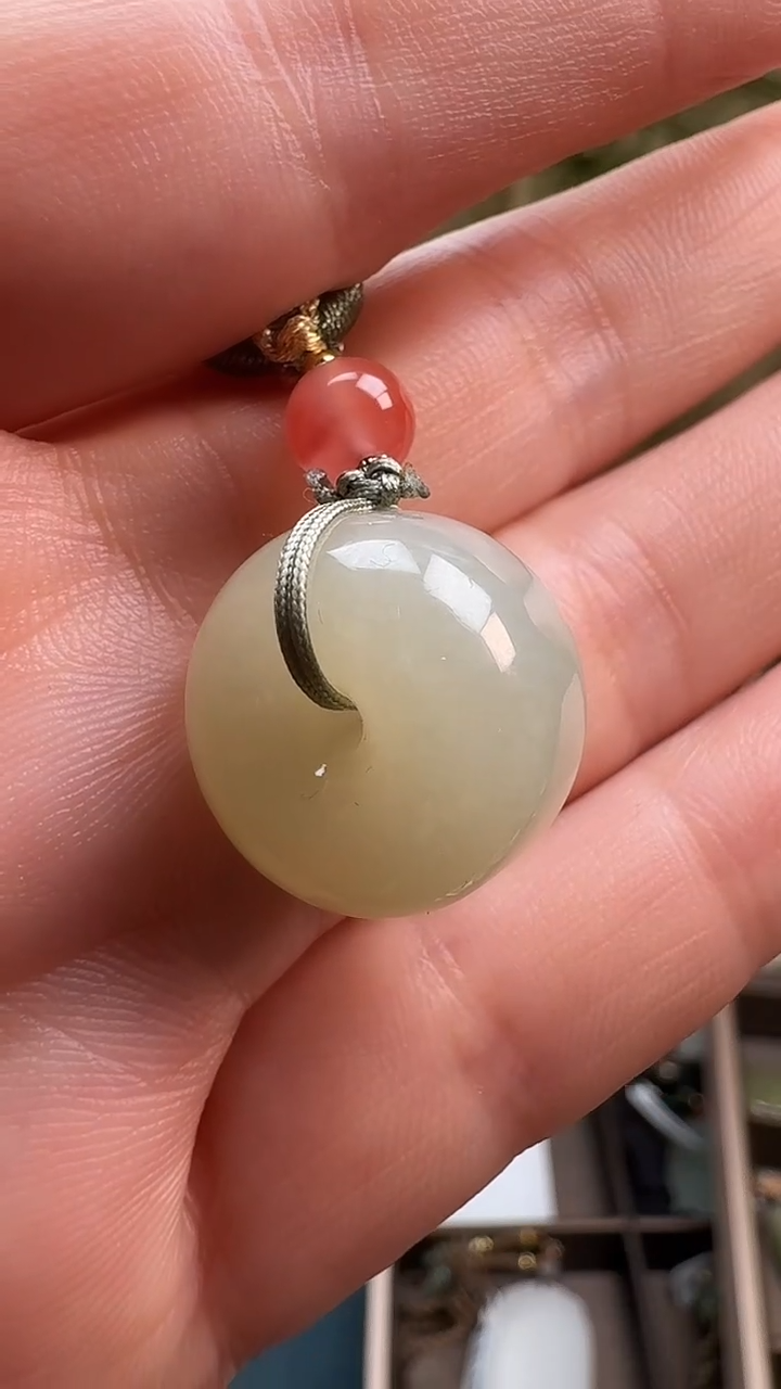 【闪购商品】和田玉吊坠未镶嵌1424 平安扣（多样性发货发其一）