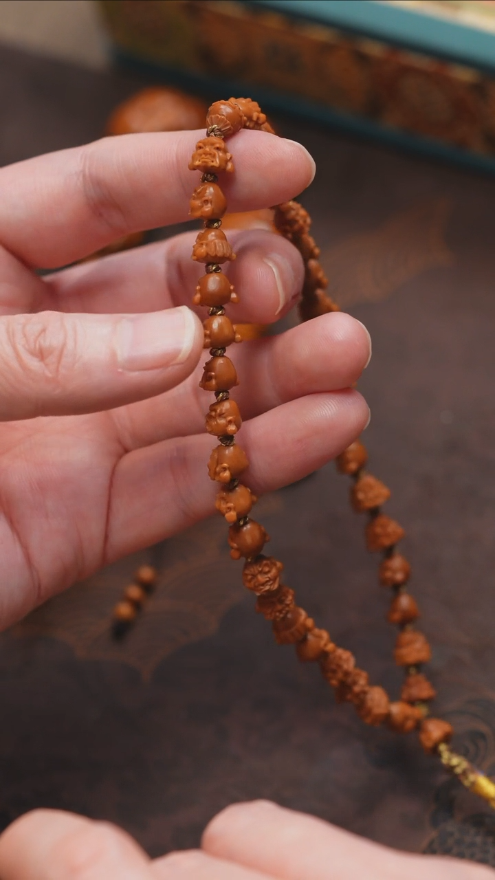 【闪购商品】橄榄核手串/手链0.9核尖36罗汉