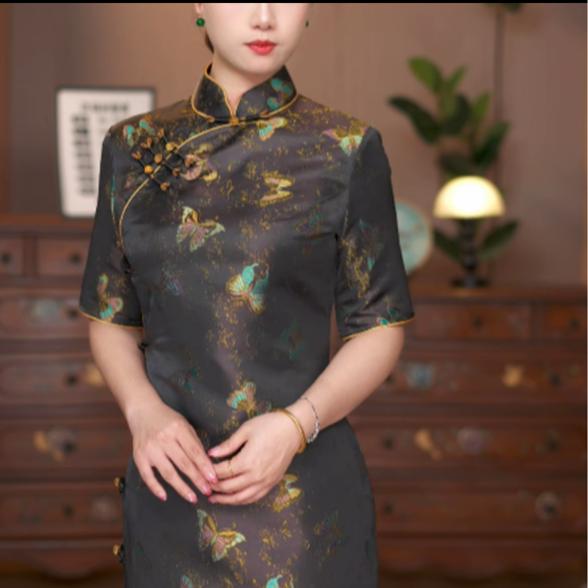 5765白幼秀旗袍设计师款.宋