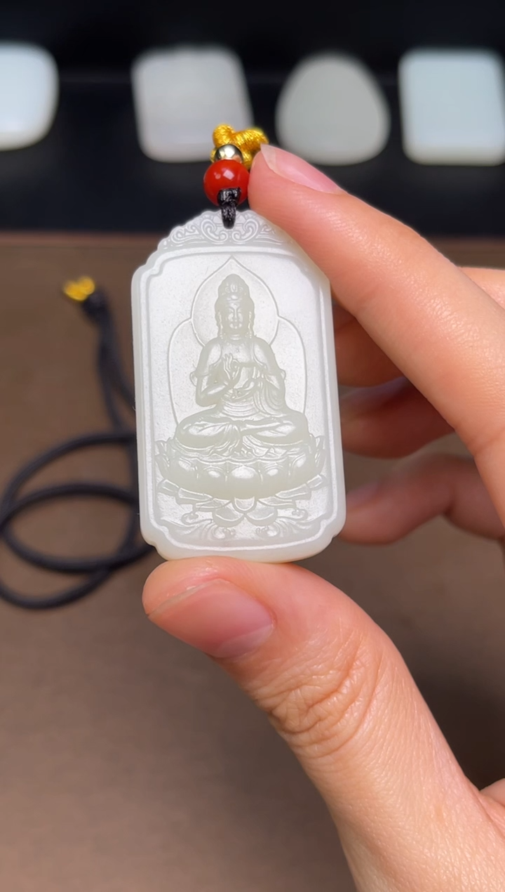 和田玉未镶嵌颈饰29