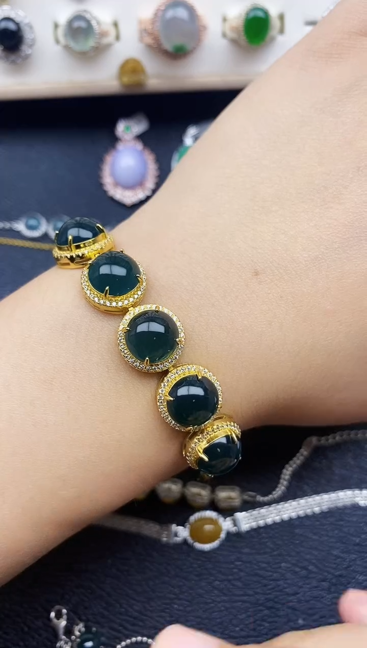 【闪购商品】翡翠戒指银S925镶嵌11111