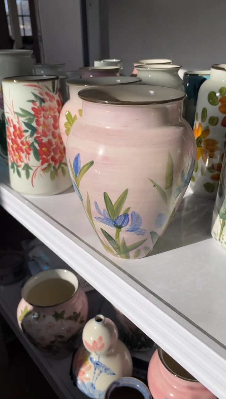 瓶陶手工绘画陶瓷