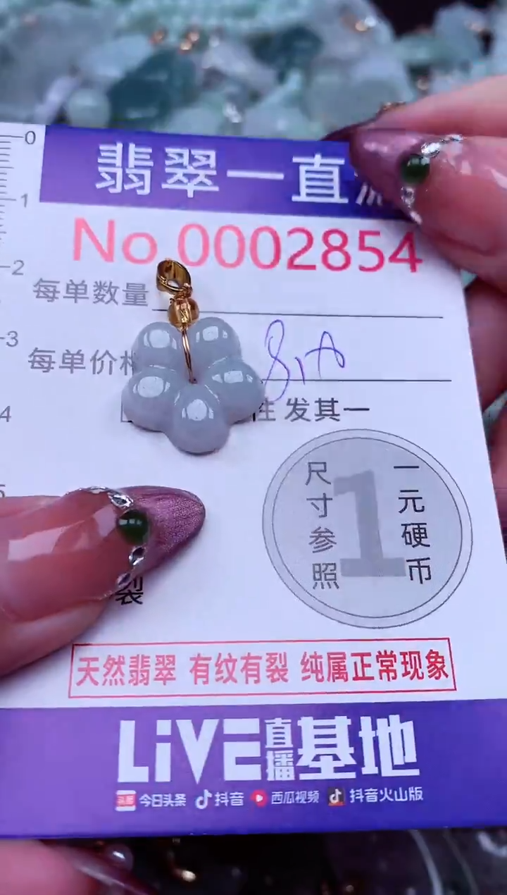 吊坠(不含链)未镶嵌翡翠2854