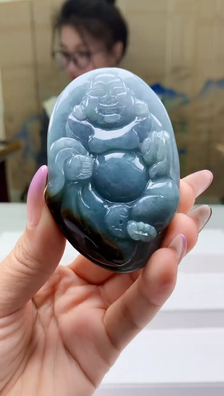 【闪购商品】定制翡翠未镶嵌5156ty-毛货挂件46