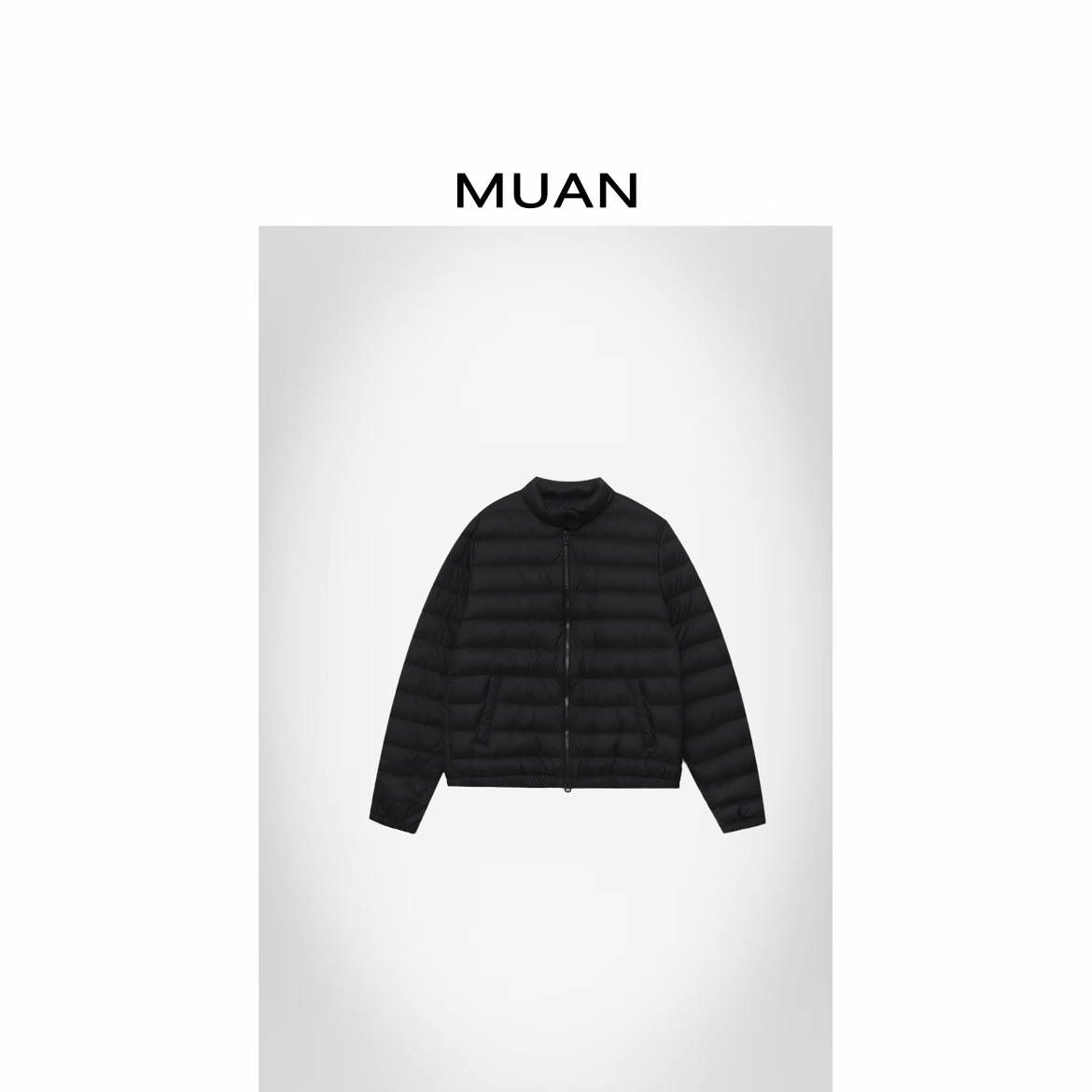 木岸MUAN：《小排骨羽绒服》“排骨系列”定制90白鸭羽绒服外套JD-3601