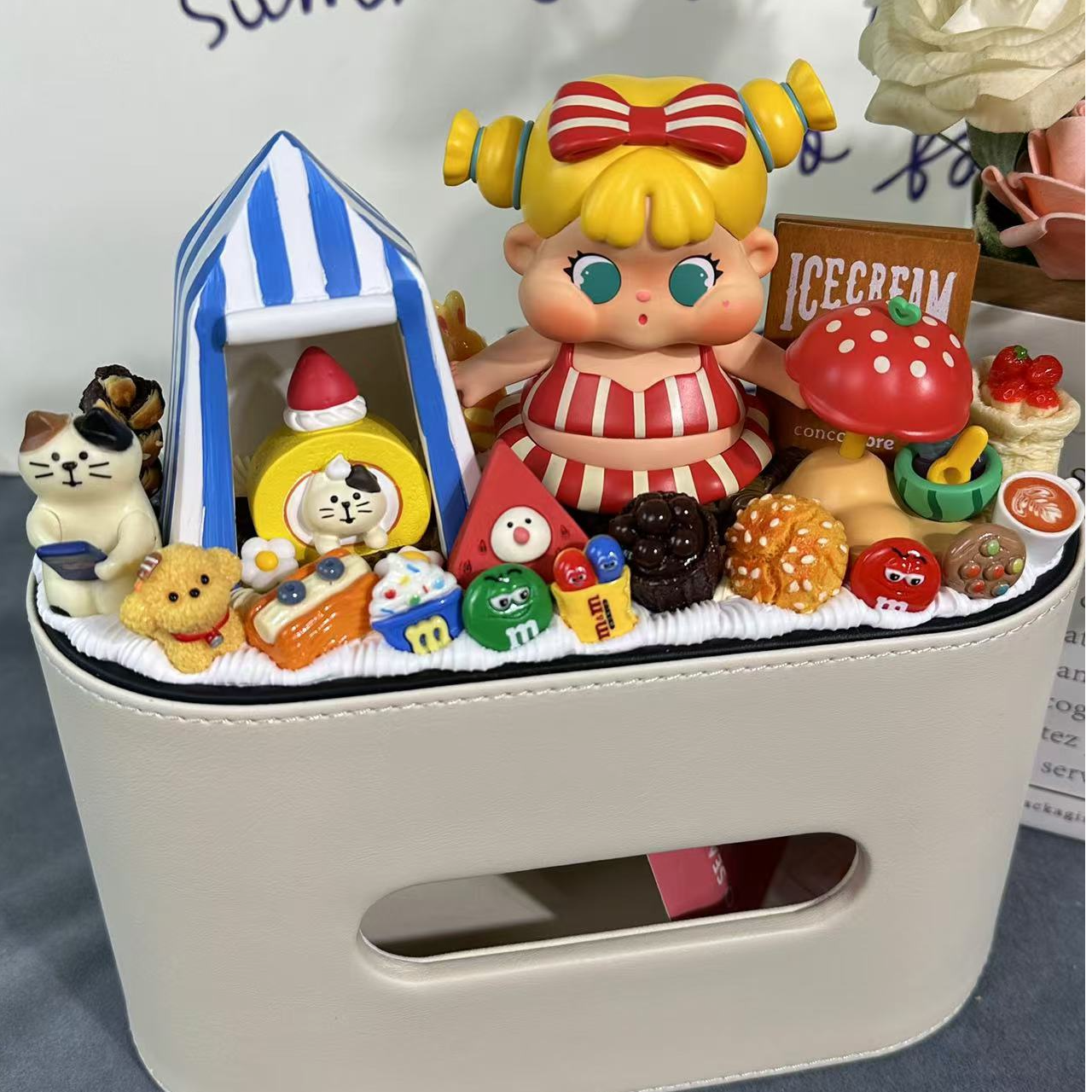 【抽纸盒】原创手工创意奶油胶DIY摆件