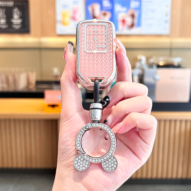 适用本田钥匙套crv雅阁urv飞度思域冠道皓影2023车十代扣壳女21款