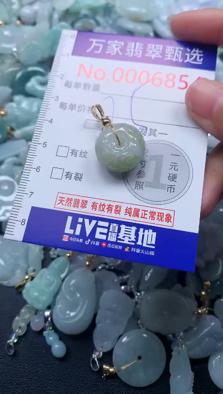 颈饰未镶嵌翡翠6854