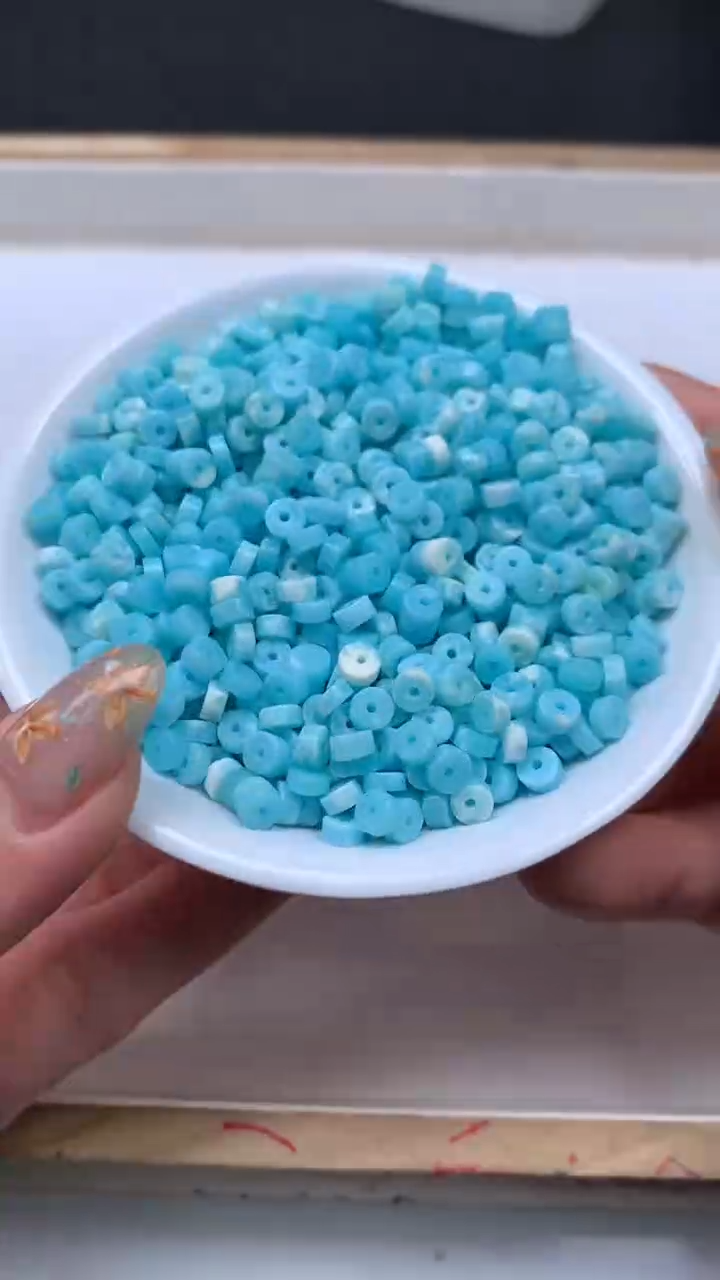 未镶嵌散珠玛瑙/玉髓E716 海纹 石直切2*4mm50个6.8元