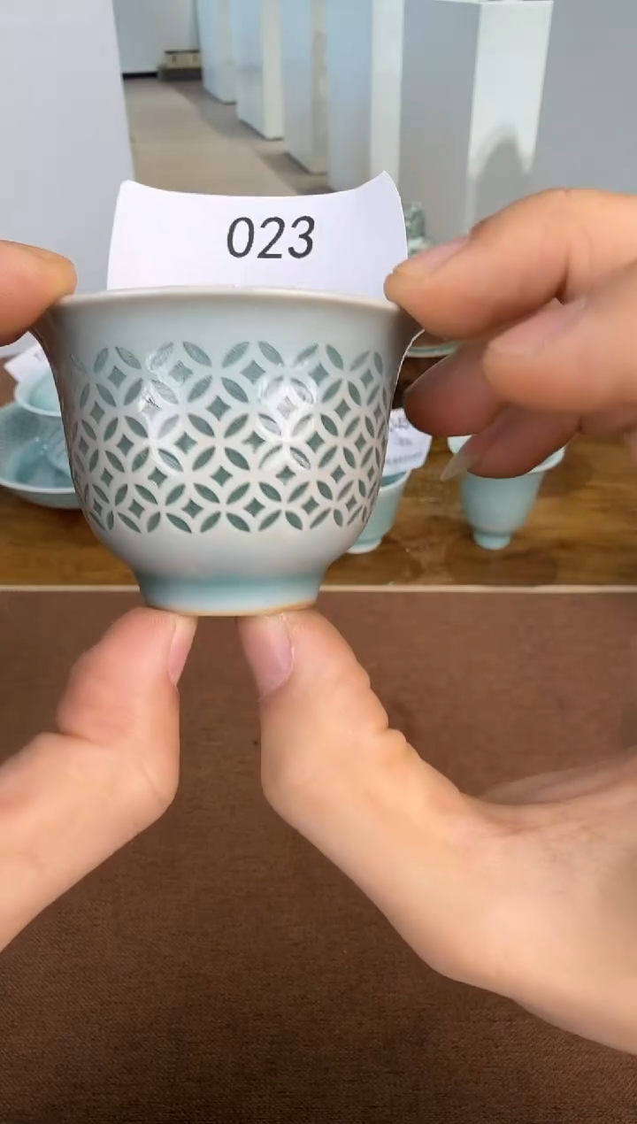 青瓷手工茶器包邮不带礼盒