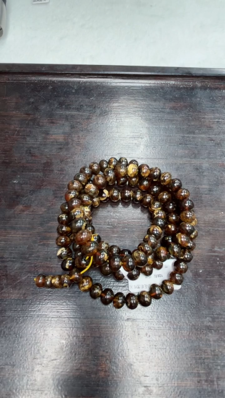 【闪购商品】琥珀裸石未镶嵌抚顺琥珀黑花10+108