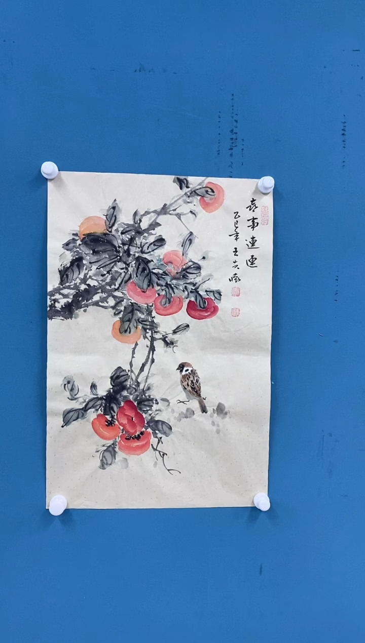 【闪购商品】国画2.10-王夫怀-四尺三开22