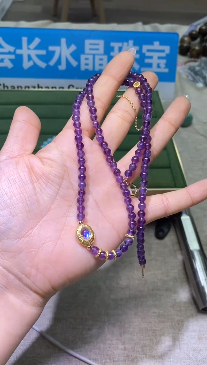 【闪购商品】水晶颈饰未镶嵌多样性发一件418