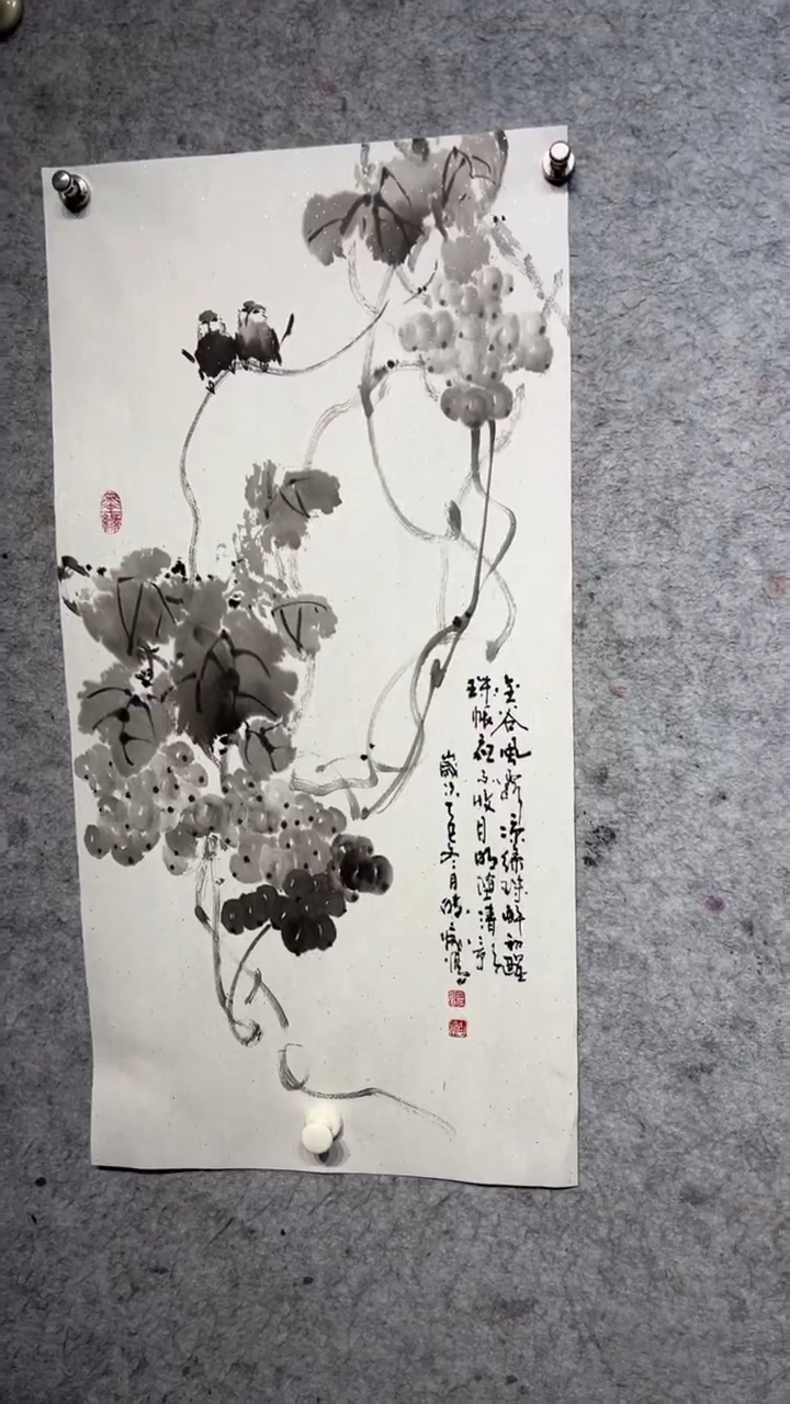国画澹*张自学水墨国画38