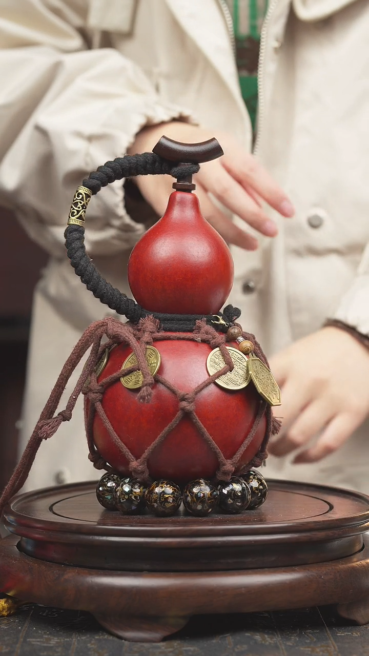 【闪购商品】1367号大漆酒葫芦 一物一拍