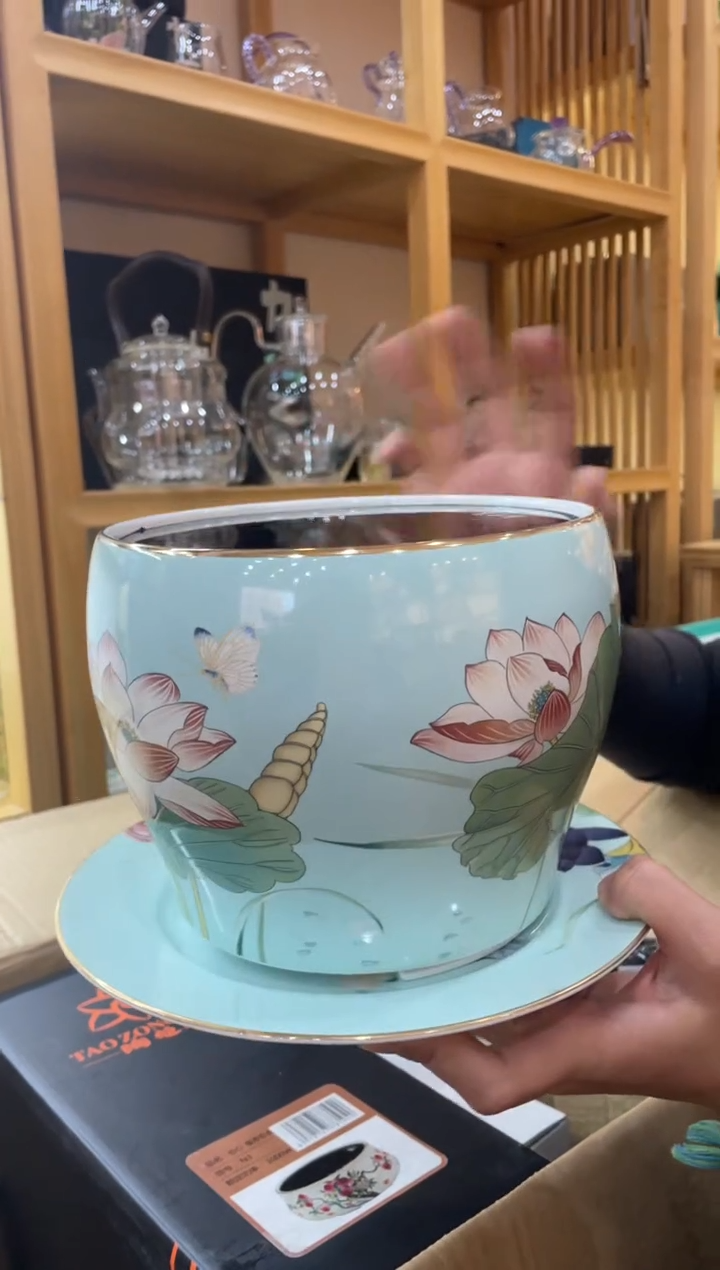 荷花电陶炉陶总堂蓝