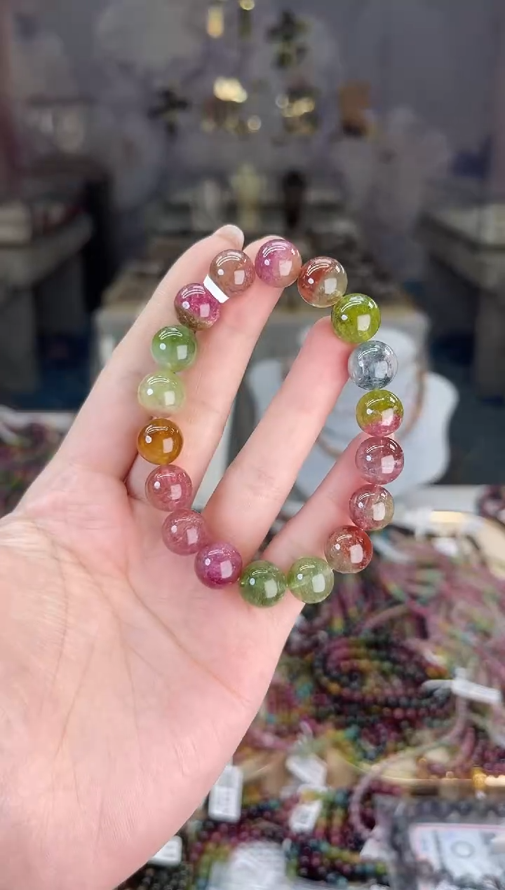 【闪购商品】碧玺/未镶嵌J10mm+碧玺单圈多样性发货