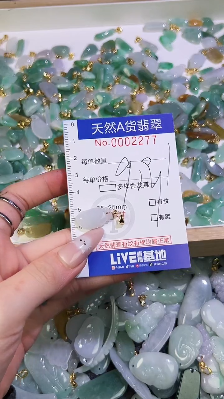 【闪购商品】翡翠颈饰未镶嵌天然翡翠A货