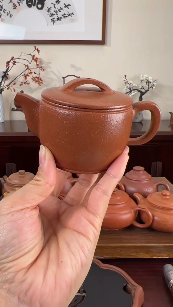 【闪购商品】紫砂茶壶黄降坡汉瓦壶150CC