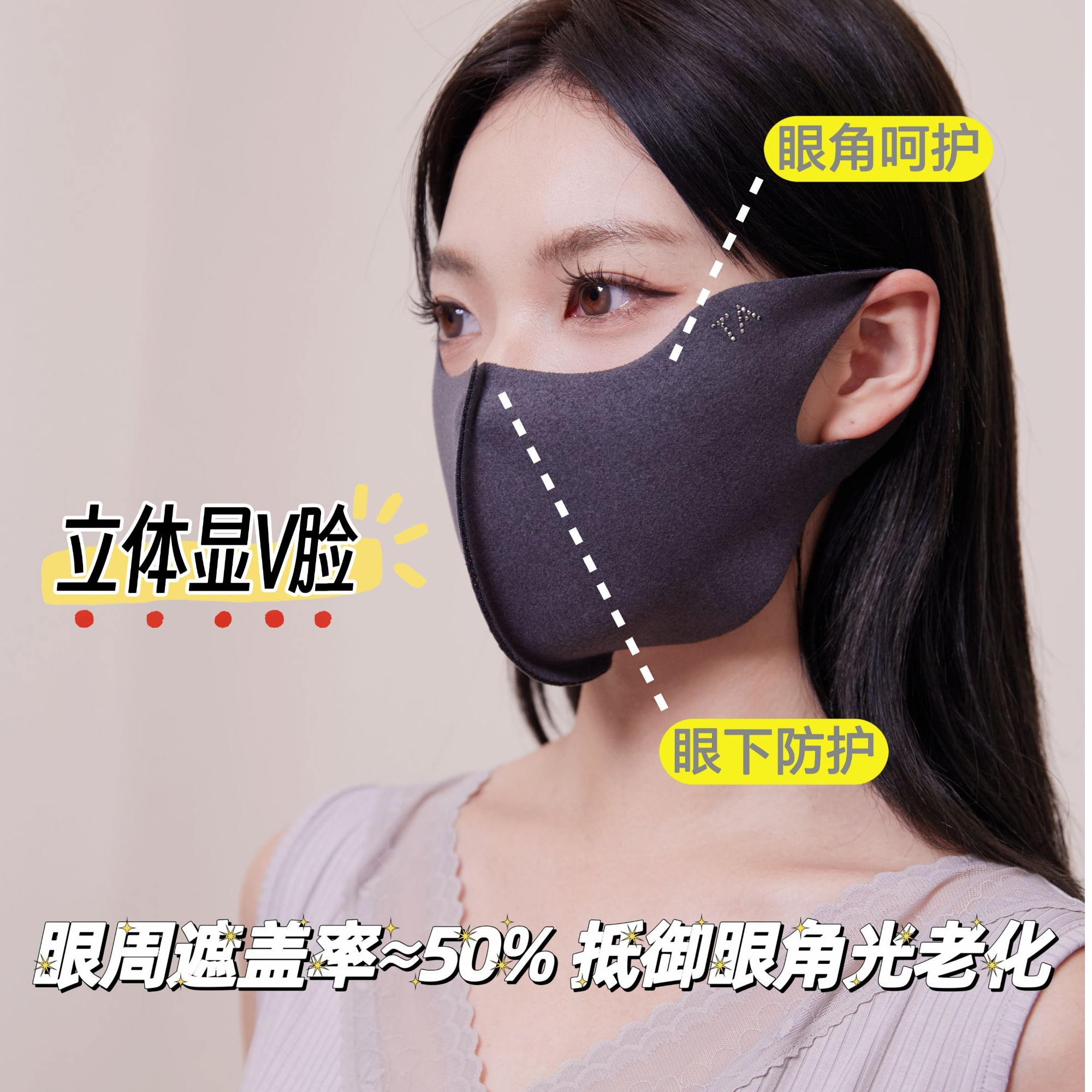 7A温感防风保暖面罩（颜色随机发）