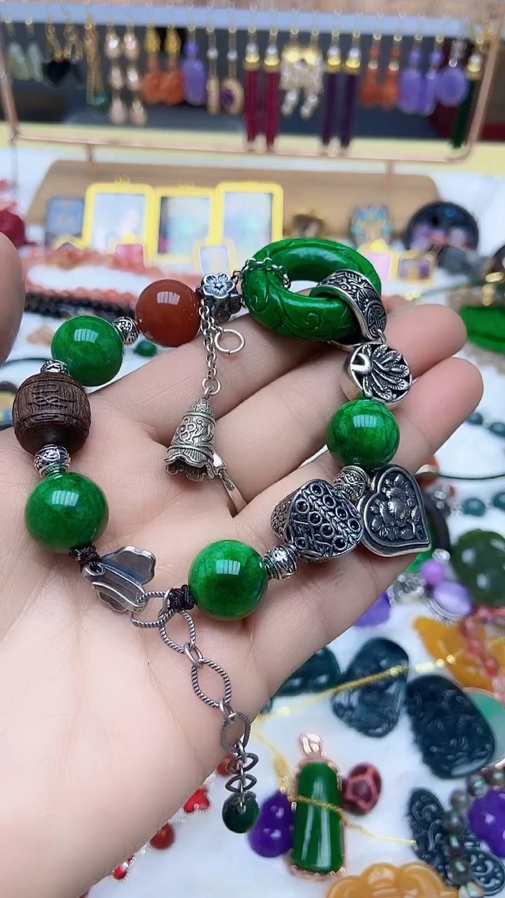 【闪购商品】翡翠手链未镶嵌A27GAGDSGD