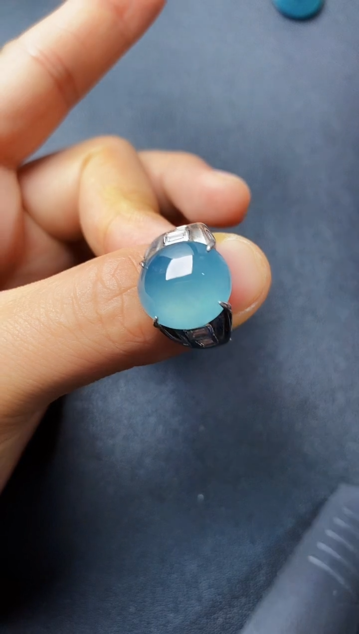 银S925镶嵌戒指翡翠222222222