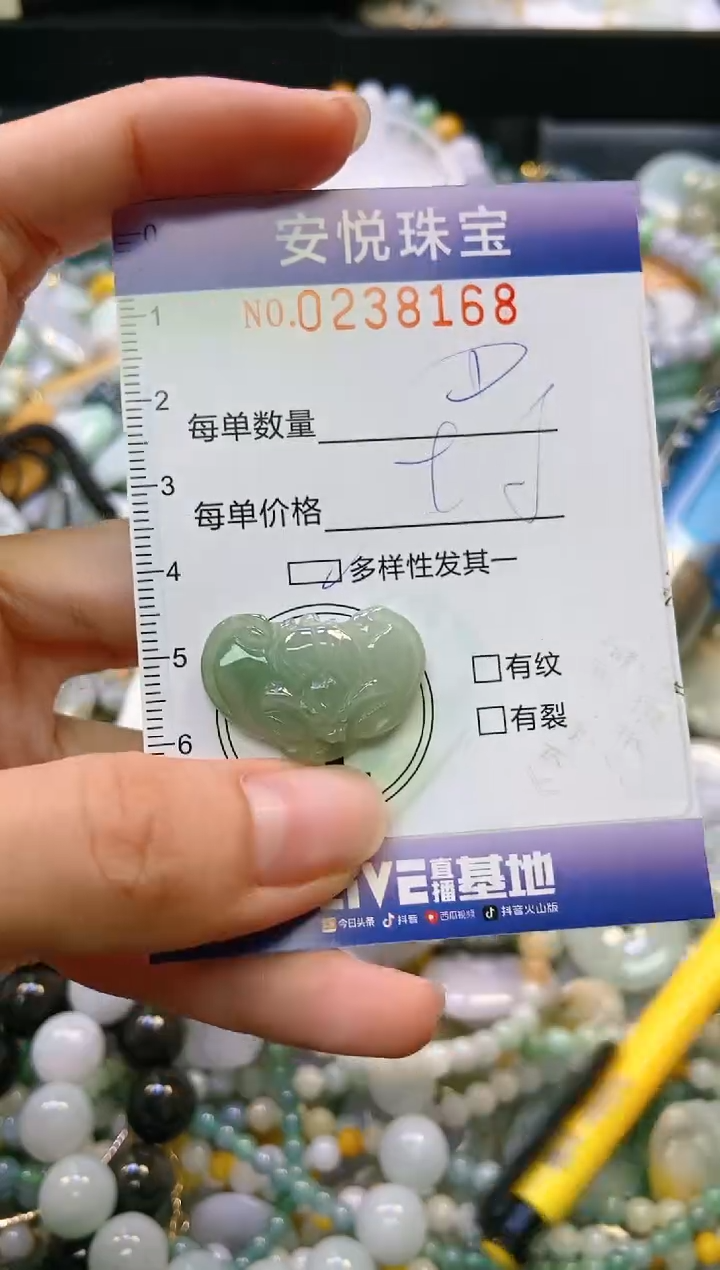 翡翠未镶嵌颈饰闪购0238168