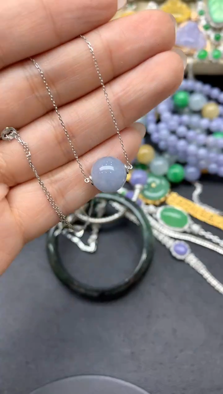 【闪购商品】翡翠颈饰18K金镶嵌298-中国好珍宝