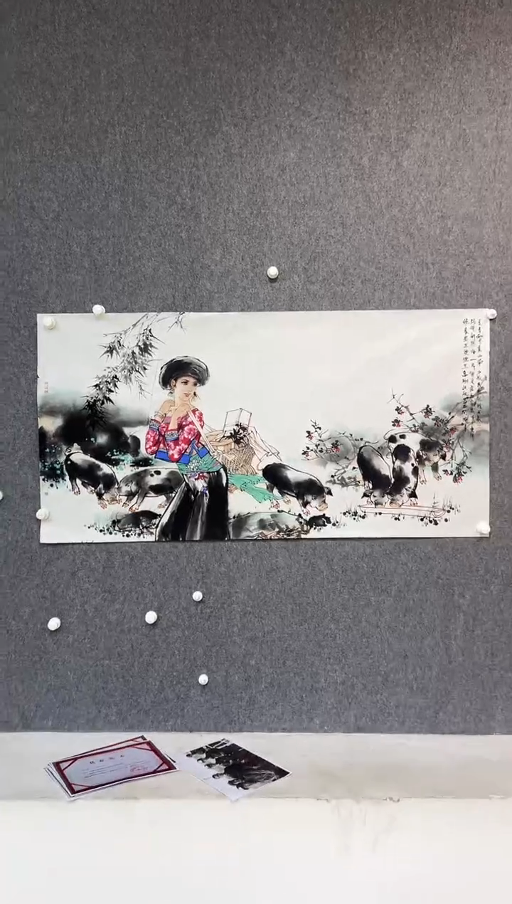 【闪购商品】绘画刘向平-8平尺-国画