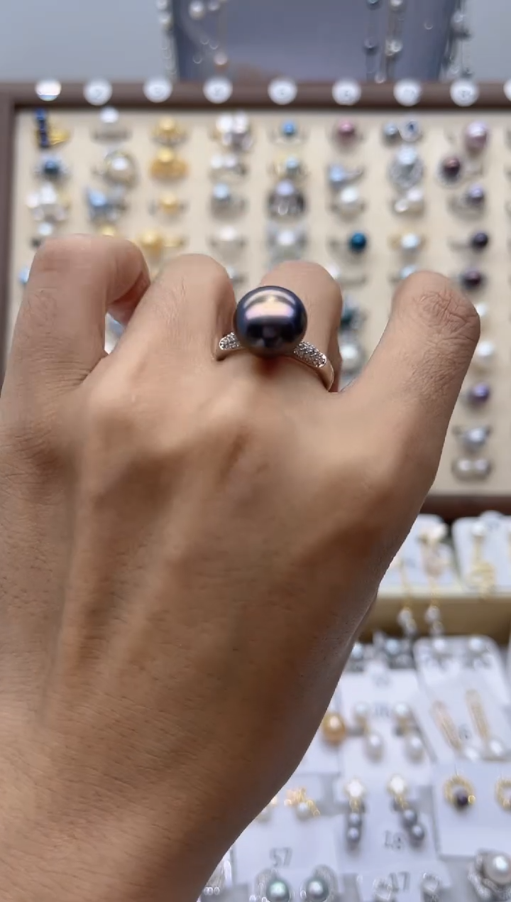 【闪购商品】淡水珍珠戒指合金39