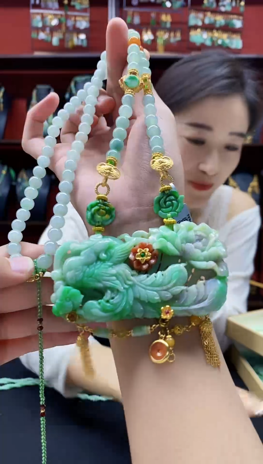 颈饰未镶嵌翡翠翡翠吊坠